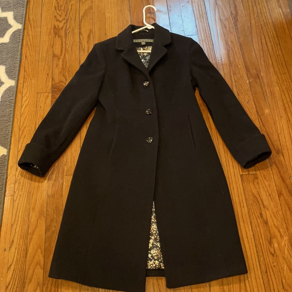 Kenneth Cole Reaction Womens Black Coat